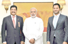 NRI entrepreneur B.R.Shetty meets PM Modi
